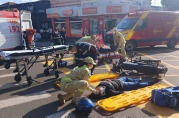 Acidente simulado encerra programação do Maio Amarelo