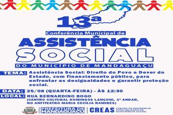 XIII Conferência Municipal de Assistência Social do Município de Mandaguaçu/PR