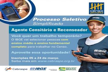 Processo seletivo do IBGE tem 12 mil vagas para o Paraná