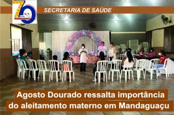 Agosto Dourado ressalta importância do aleitamento materno em Mandaguaçu
