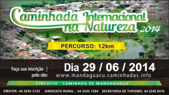 Caminhada Internacional na Natureza em Mandaguaçu