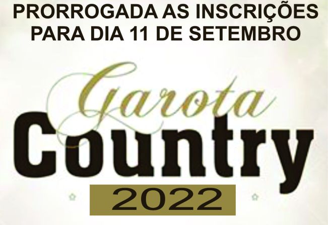 Prorrogada as inscrições para Rainha, Princesa e Garota Country da 13ª Expo Mandaguaçu 2022