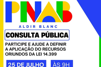 Consulta pública ouve setor cultural sobre a Lei Aldir Blanc
