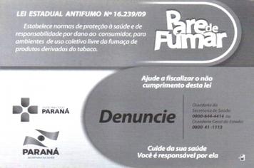 Departamento de Saúde realiza ação sobre Dia Mundial sem Tabaco