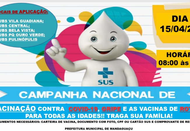 CAMPANHA DIA D DE VACINAÇÃO