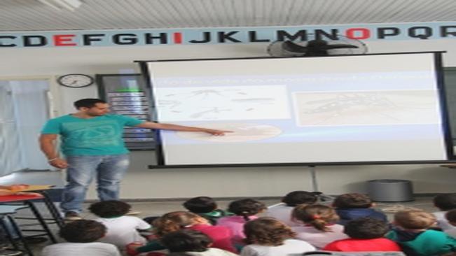 C.M.E.I Abelhinha participa de palestra sobre combate à dengue e destino correto do lixo