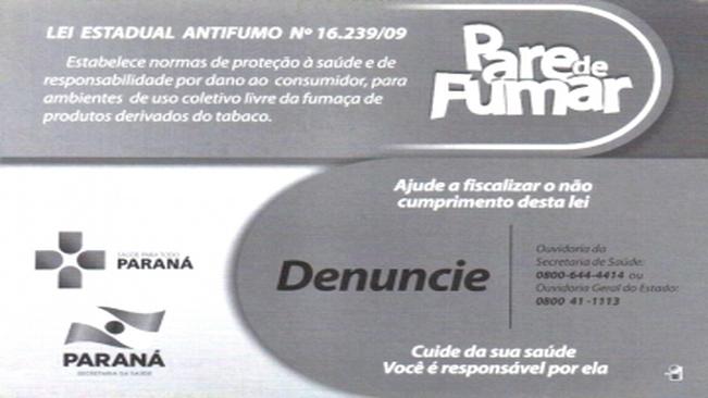 Departamento de Saúde realiza ação sobre Dia Mundial sem Tabaco