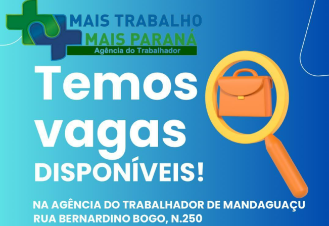 OPORTUNIDADE DE EMPREGO