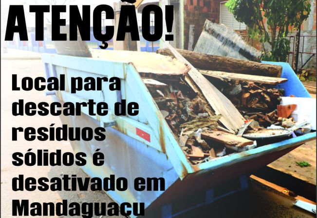 RECADO IMPORTANTE DO MEIO AMBIENTE